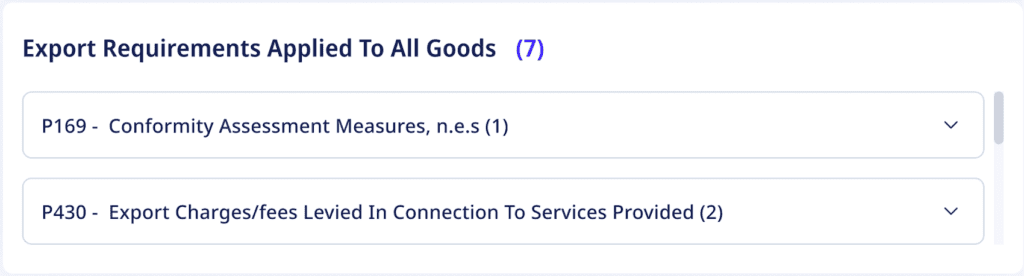 ADAMftd’s comprehensive coverage of these general requirements ensures that businesses are aware of all potential costs and compliance measures associated with their exports. This information is crucial for companies looking to optimize their export strategies, reduce unexpected costs, and maintain smooth international trade operations.